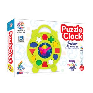 Educational Puzzle Clock – Learn to Tell Time Toy for Kids