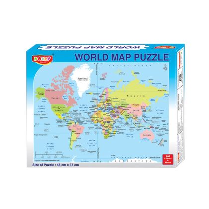 World Map Puzzle for Kids – Educational Geography Toy