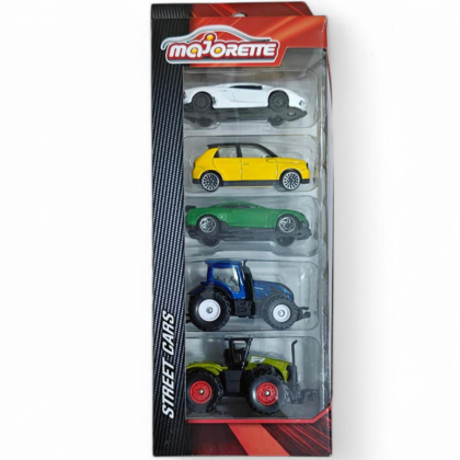 5 PCS SET CARS & TRACTORS