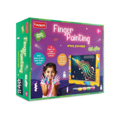 FINGER PAINTING WITH GLOW