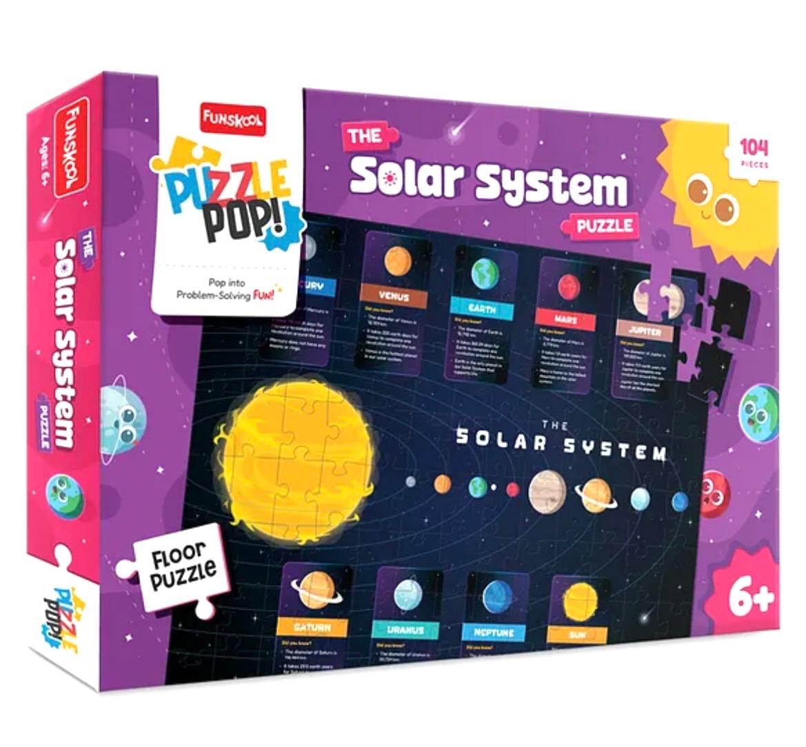 Solar System Model Puzzle SOLAR SYSTEM PUZZLE – Frizbee