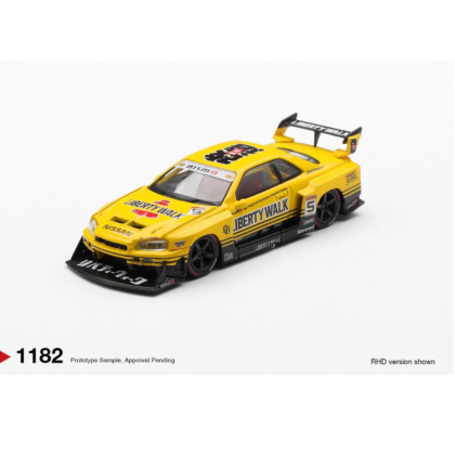 Nissan Skyline GT-R ER34 Liberty Walk Yellow (No. 1182)