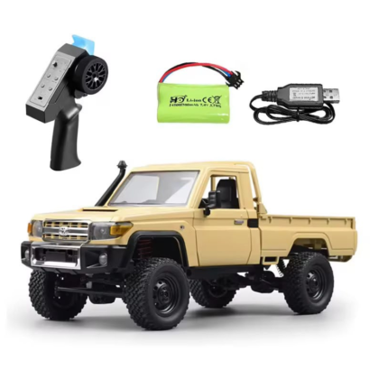 MN82 1:12 Scale Toyota Land Cruiser Pickup RC Crawler yellow
