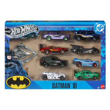 Hot Wheels Silver Series Batman 10-Car Set