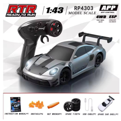 PORSCHE R/C 1:43 SCALE