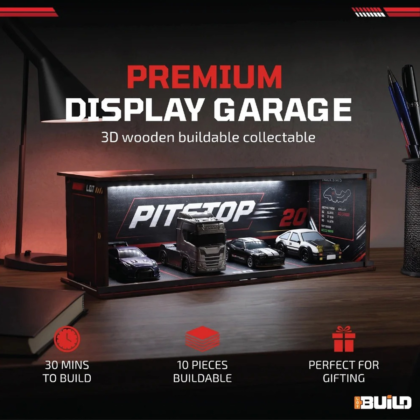 Diecast car display garage