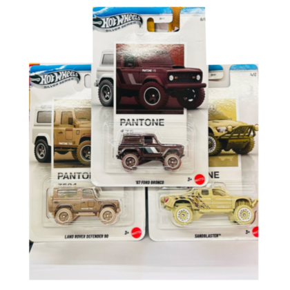 67 Ford Bronco, Land Rover Defender 90, and Sandblaster