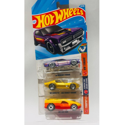 3-piece Hot Wheels car combo- 25