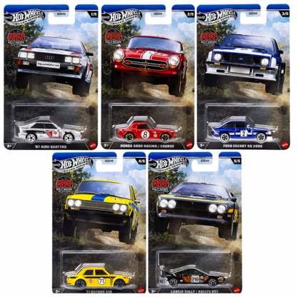 1:64 Scale Hot Wheels Rally Racers